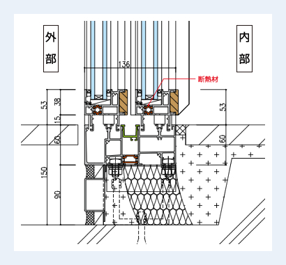 図:床納まり図