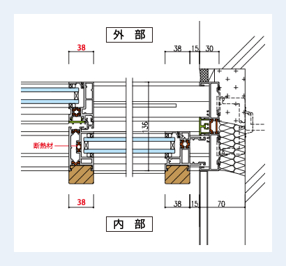 図:平断面図